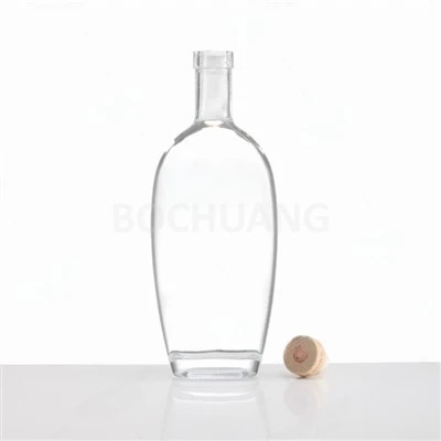 સ્ટોપર સાથે 750ml કાચની દારૂની બોટલ